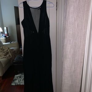 Beautiful black dress with mesh